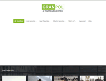 Tablet Screenshot of granpol.hu